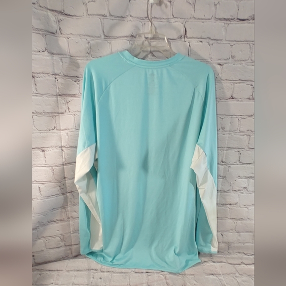 AFTCO XL Longsleeve UPF AF TECH Fishing Colorblock Rashguard - Picture 2 of 15